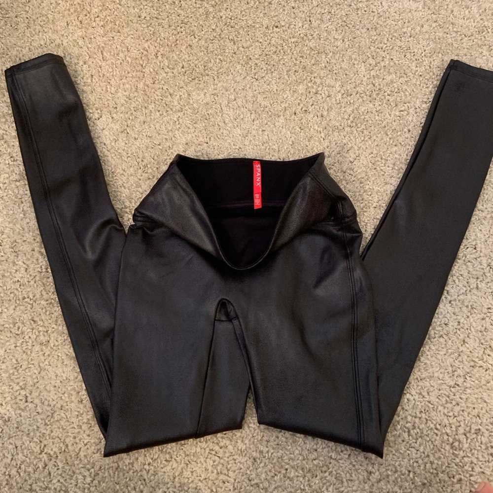 Spanx Faux Leather Leggings